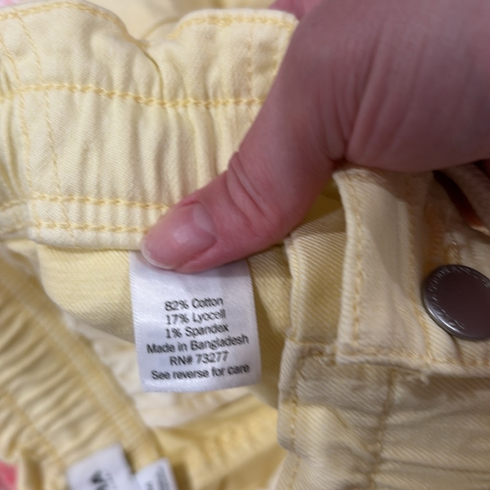 Sonoma light yellow denim like shorts - Picture 10 of 10